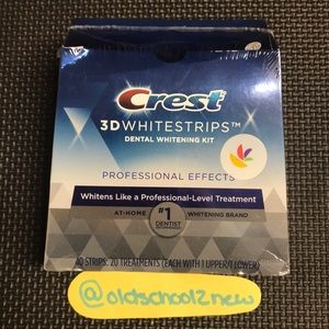 Crest 3D WhiteStrips Professional effects